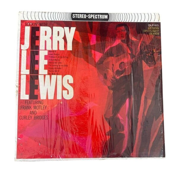 NEW VINTAGE JERRY LEE LEWIS ROCKIN’ WITH JERRY LEE LEWIS 12” LP VINYL RECORD - Picture 2 of 6